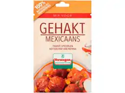 Hoogvliet Verstegen Kruidenmix voor gehakt Mexicaans aanbieding