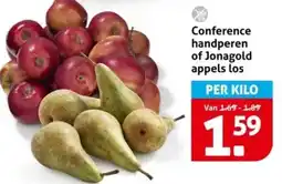 Hoogvliet Conference handperen of Jonagold appels los aanbieding