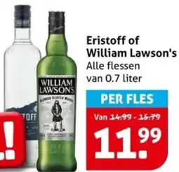Hoogvliet Eristoff of William Lawson's aanbieding
