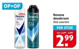 Hoogvliet Rexona deodorant aanbieding