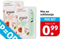 Hoogvliet Mes en schilmesje aanbieding