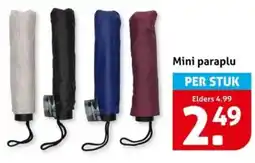 Hoogvliet Mini paraplu aanbieding