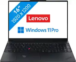 Coolblue Lenovo ThinkPad E16 Gen 3 (AMD) - 21ST001UMH QWERTY aanbieding