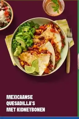 Lidl MEXICAANSE QUESADILLA'S MET KIDNEYBONEN aanbieding