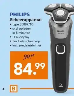 Blokker PHILIPS Scheerapparaat aanbieding