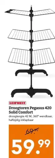 Blokker Droogtoren Pegasus 420 Solid Comfort aanbieding