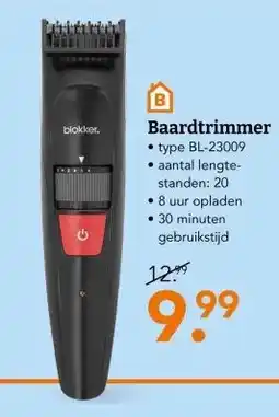 Blokker Baardtrimmer aanbieding