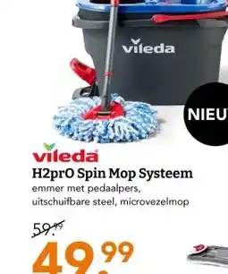 Blokker H2pro Spin Mop Systeem aanbieding