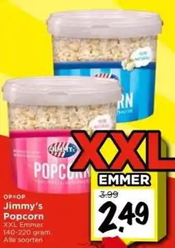Vomar Voordeelmarkt Jimmy's Popcorn aanbieding