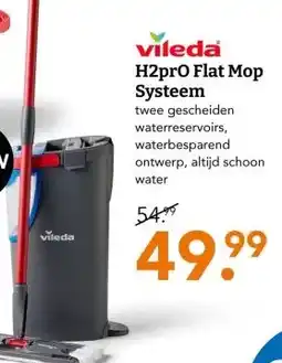 Blokker vileda H2pro Flat Mop Systeem aanbieding