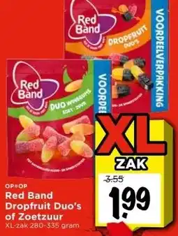 Vomar Voordeelmarkt Red Band Dropfruit Duo's of Zoetzuur aanbieding