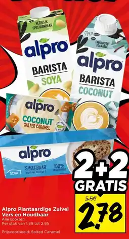 Vomar Voordeelmarkt Alpro Plantaardige Zuivel Vers en Houdbaar aanbieding