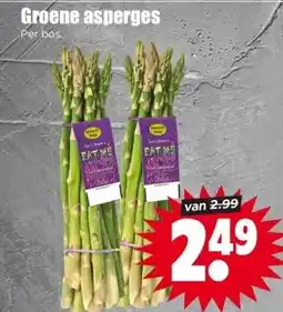 Dirk Groene asperges aanbieding