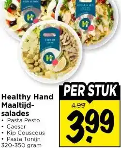 Vomar Voordeelmarkt Healthy Hand Maaltijd- salades aanbieding