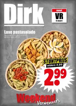 Dirk Luxe pastasalade aanbieding