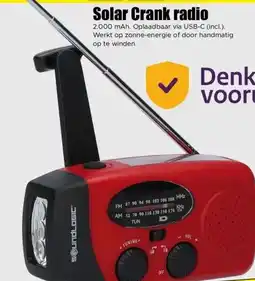 Dirk Solar Crank radio aanbieding
