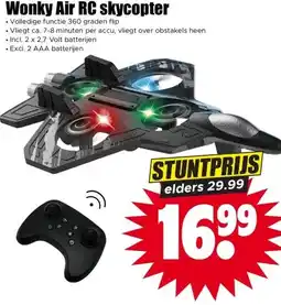 Dirk Wonky Air RC skycopter aanbieding