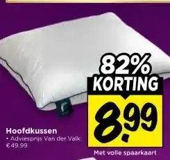 Vomar Voordeelmarkt Hoofdkussen aanbieding