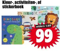Dirk Kleur-, activiteiten-, of stickerboek aanbieding