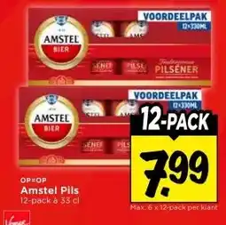 Vomar Voordeelmarkt Amstel Pils aanbieding