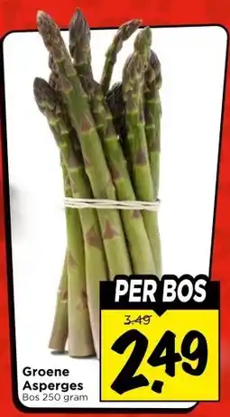 Vomar Voordeelmarkt Groene Asperges aanbieding