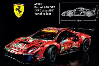 Top1Toys Lego Technic 42125 Ferrari 488 GTE "AF Corse #51" aanbieding