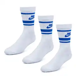 Foot Locker Nike Everyday Essential Crew 3 Pack Sokken Unisex - Wit - Maat 42 - 46 aanbieding