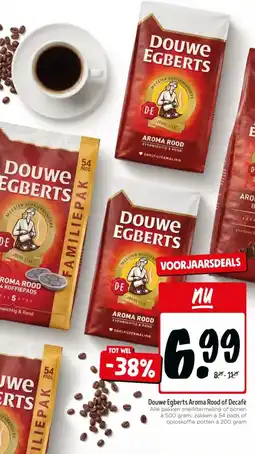 Jumbo Douwe Egberts Aroma Rood of Decafé aanbieding