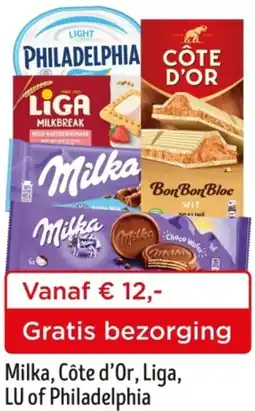 Jumbo Milka, Côte d'Or, Liga, LU of Philadelphia aanbieding