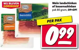 Nettorama Wein landschinken of bauernschinken aanbieding