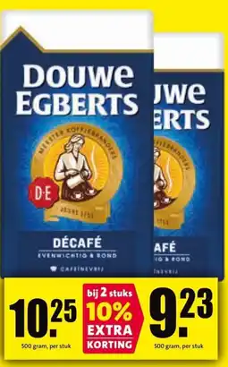 Nettorama Douwe Egberts Decafe aanbieding