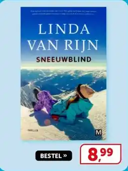 Boekenvoordeel Linda van rijn sneeuwblind aanbieding