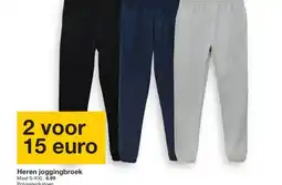 Zeeman Heren joggingbroek aanbieding