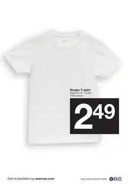 Zeeman Kinder T-shirt aanbieding