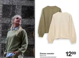 Zeeman Dames sweater aanbieding
