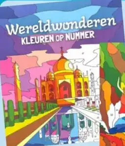 Boekenvoordeel Wereldwonderen kleuren op nummer aanbieding