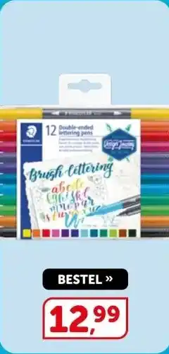 Boekenvoordeel Staedtler Brush lettering aanbieding