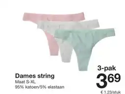 Zeeman Dames string aanbieding