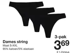 Zeeman Dames string aanbieding