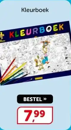 Boekenvoordeel Kleurboek aanbieding