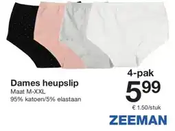 Zeeman Dames heupslip aanbieding