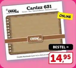 Boekenvoordeel Cardzz 631 Double Notebook Card aanbieding
