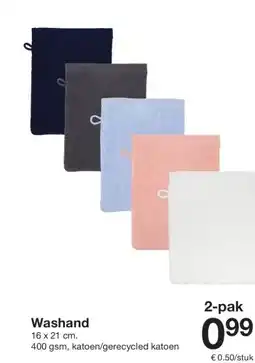 Zeeman Washand aanbieding