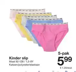 Zeeman Kinder slip aanbieding
