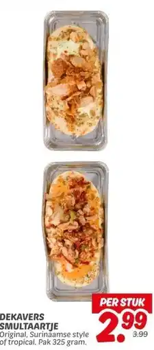 Dekamarkt DEKAVERS SMULTAARTJE aanbieding