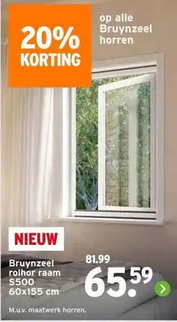 GAMMA Bruynzeel rolhor raam $500 aanbieding