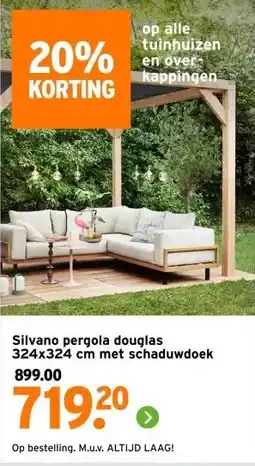 GAMMA Silvano pergola douglas aanbieding