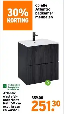 GAMMA Atlantic wastafel- onderkast Raff aanbieding