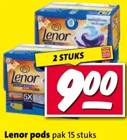 Nettorama Lenor pods aanbieding