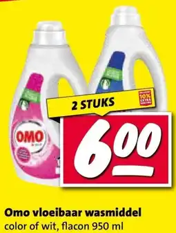 Nettorama Omo vloeibaar wasmiddel aanbieding